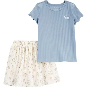 Dívčí tričko Tričko carter's Hellblau/ Weiß 2599864 116