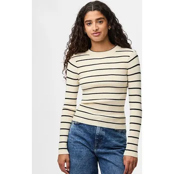 Dámská móda Pieces Creme/ Schwarz 6510985 M