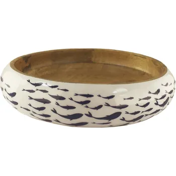 SEA Club Mísa - Shoal, mangové dřevo se smaltem, Ø: v: 6,5 cm