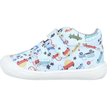Dětská treková obuv Jonap Kid velro světle modrá autíčka Velikost: 22