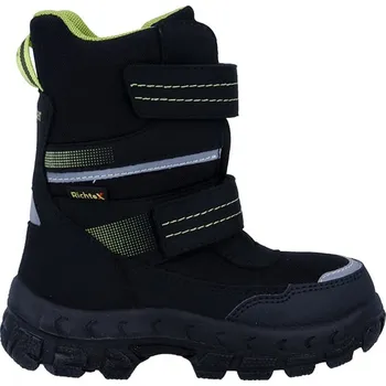 Chlapecká zimní obuv Boty Richter Shoes Schwarz/ Grün 4579848 27