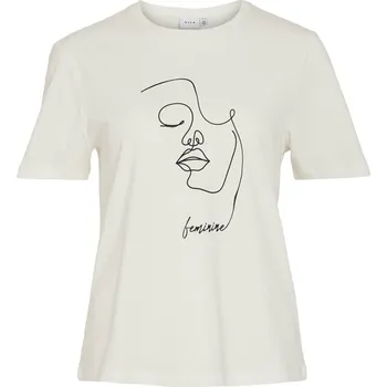 Tričko Vila Creme 6362040 L