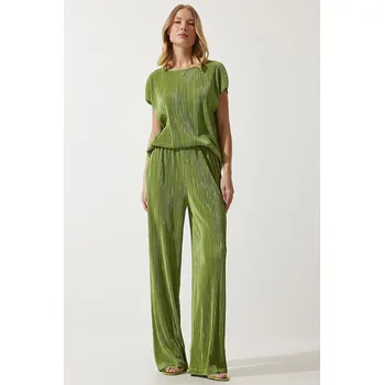 Dámské kalhoty Happiness Istanbul Grün 5224913 38