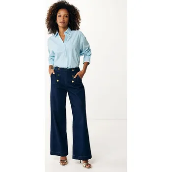 Dámská košile Košile Mexx Hellblau/ Weiß/ Grün 9354326 36