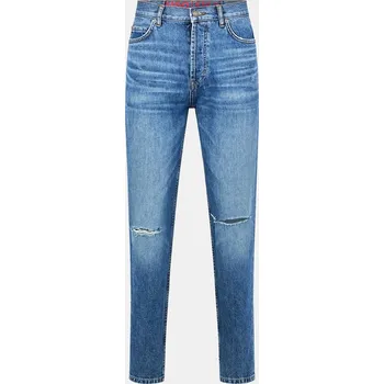 Pánské oblečení Džíny Hugo Medium Blue 420 227974 34W L