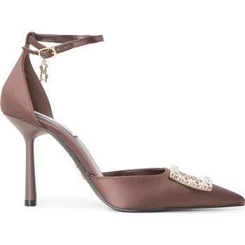 Dámské lodičky Steve Madden Brown Satin 8009217 8 (41)