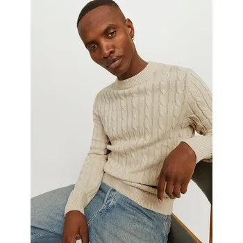 Pánský svetr Svetr Jack & Jones Beige 9488191 XXL