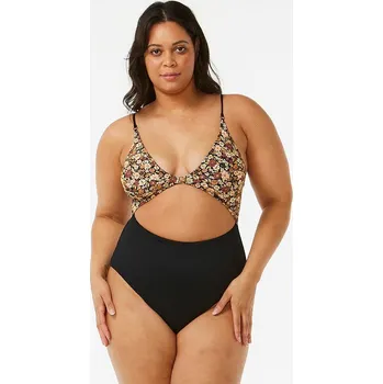 Dámská móda Plavky Rip Curl Hellbraun/ Schwarz 2565251 L