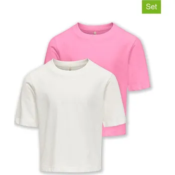 Tričko KIDS ONLY Weiß/ Rosa 3541266 122