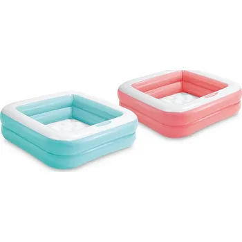 Hračka pro nejmenší Intex Bazén čtverec 85x85x23cm 57100 Modrý
