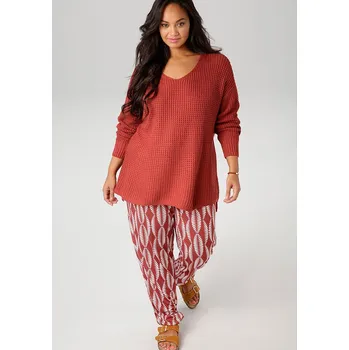 Dámské kalhoty Aniston Rot/ Weiß 8063854 48