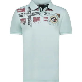 Pánské tričko Tričko Geographical Norway Hellblau 721116 S