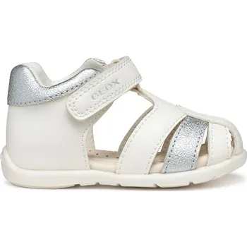 Dívčí obuv Boty Geox Creme/ Silber 7170001 23