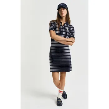 Dámské šaty Šaty Gant Dunkelblau/ Weiß 5701132 XS