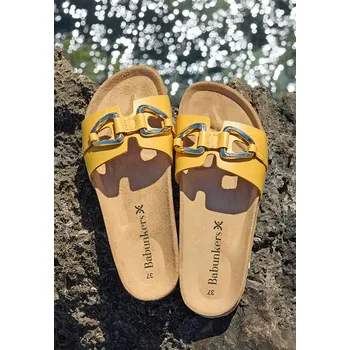 Dámské žabky BABUNKERS Family Gelb 4883052 36