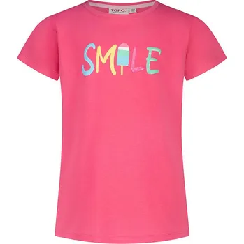 Dívčí tričko Tričko Topo Pink 3487889 128