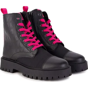 Dívčí kozačky DKNY Pink/ Schwarz 9894673 31