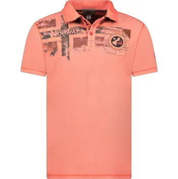 Pánské tričko Tričko Geographical Norway Orange 3533367 M