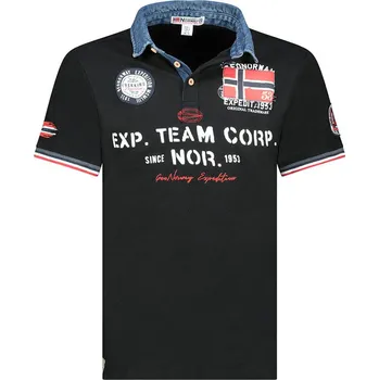 Pánské tričko Tričko Geographical Norway Schwarz 9352680 M