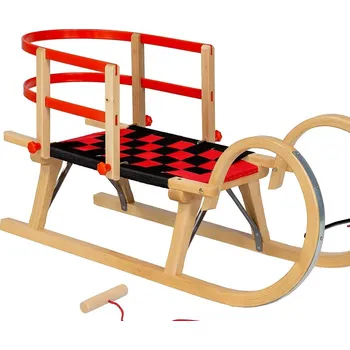 Sáně Nábytek z lesa - AD303 - 100 cm - Červená