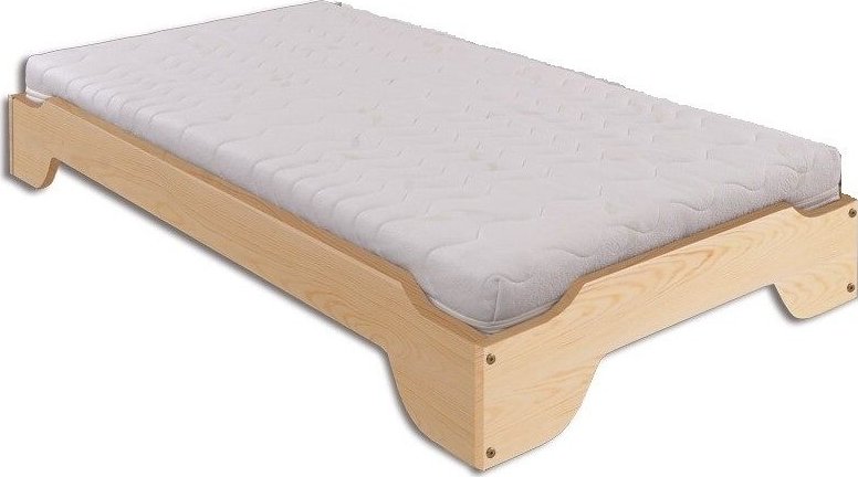 Stohovatelná postel z masivu borovice LK138 - 90x200 cm