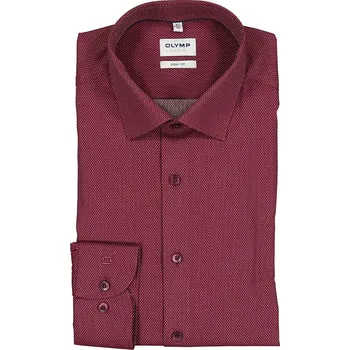 Pánská košile Košile OLYMP Dunkelrot 256098 40