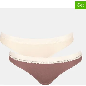 Dámská móda Kalhotky Sloggi Creme/ Hellbraun 5089565 L