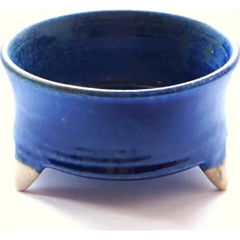 Aroma lampa Kadidelnice keramická, nízká tm. modrá