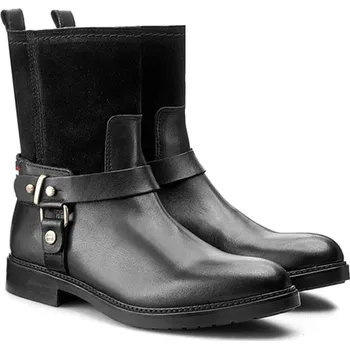 Dámské kozačky Boty Tommy Hilfiger Shoes Schwarz 2936785 37