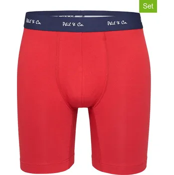 Boxerky Boxerky Phil & Co. Berlin Dunkelblau/ Rot 3570401 M
