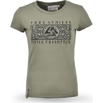 Thor Steinar Dámské tričko Knute olive Barva: Olivové, Velikost: XS