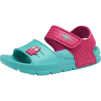 Dívčí pantofle Kangaroos Pink/ Türkis 2098849 34