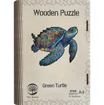 Dřevěné puzzle/Želva A4