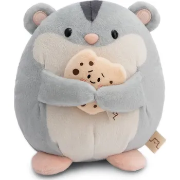 plyšák NICI plyš MyMochi Křeček Shai 16cm se sušenkou v dárkovém balení, 11x12x6,5cm