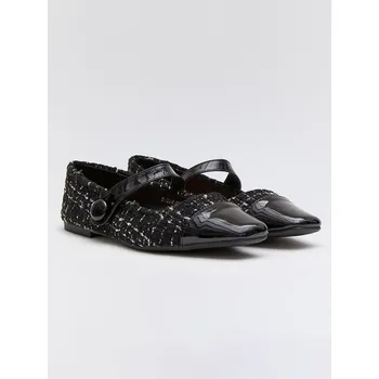 Dámské baleríny Bellucci Schwarz/ Silber 6464377 39