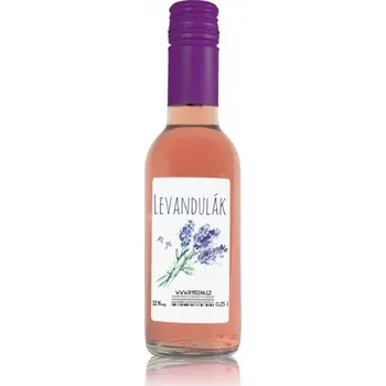 Mini levandulové víno – netradiční dárek pro ženy, 0,25 l