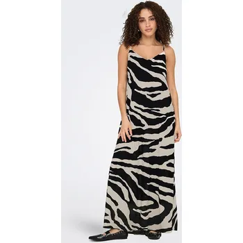 Dámská móda Šaty ONLY Schwarz/ Beige 6697289 XS