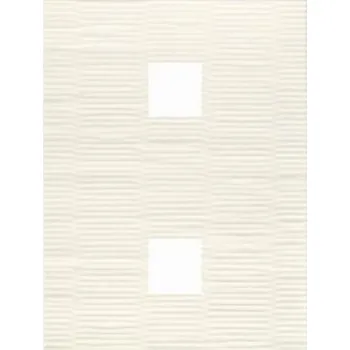 Stavebniny Rako Allegro WIDKB039 dekor výřez 25x33 bílá