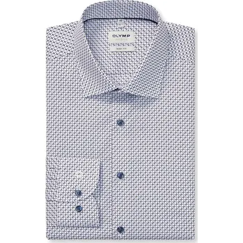 Pánská košile Košile OLYMP Weiß/ Blau/ Schwarz 7583130 38