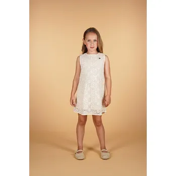 Dívčí šaty Le Chic Creme 4474252 152