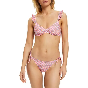 Dámské plavky Plavky ESPRIT Pink/ Weiß 8574554 38C-Cup