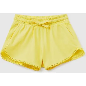 Dívčí kraťasy Benetton Gelb 1805392 116
