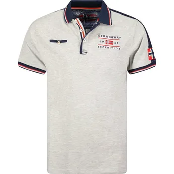 Chlapecké tričko Tričko Geographical Norway Hellgrau/ Dunkelblau 5189322 128