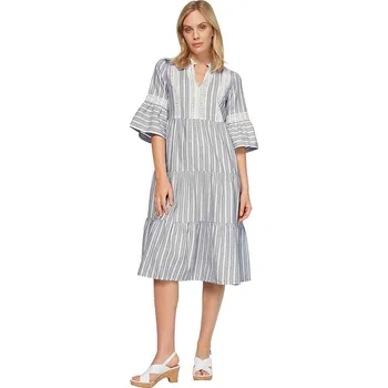 Dámské šaty Šaty Heine Dunkelblau/ Weiß 3568755 40