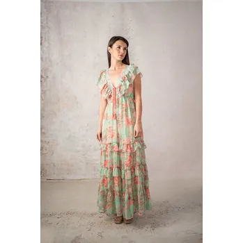 Dámské šaty Šaty Lula Natura Türkis/ Orange 6997937 onesize