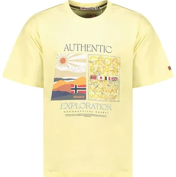 Pánské tričko Tričko Geographical Norway Gelb 8580966 M