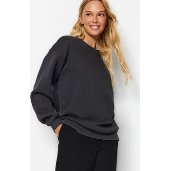 Dámská mikina Mikina trendyol Anthrazit 6370038 XL