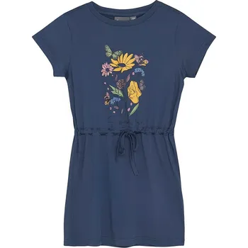 Dívčí šaty Color Kids Dunkelblau 7066488 134