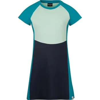 Dívčí šaty Trollkids Blau/ Schwarz 8057901 116