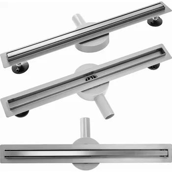 Odvodňovací žlab Odtokový žlab Rea Neo Slim Pro Nickel Brush INOX 70